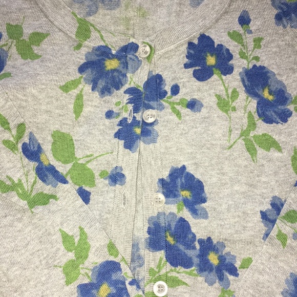 Aeropostale Floral Cardigan ~ Medium - Picture 3 of 3
